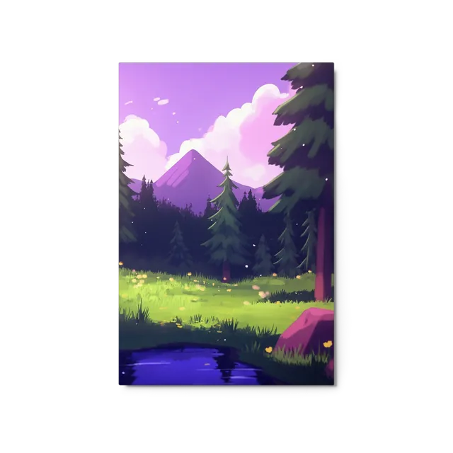 Enchanted Purple Forest | Art Print