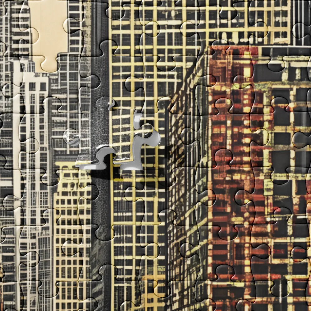 Urban Gridscape 
 Jigsaw Puzzle