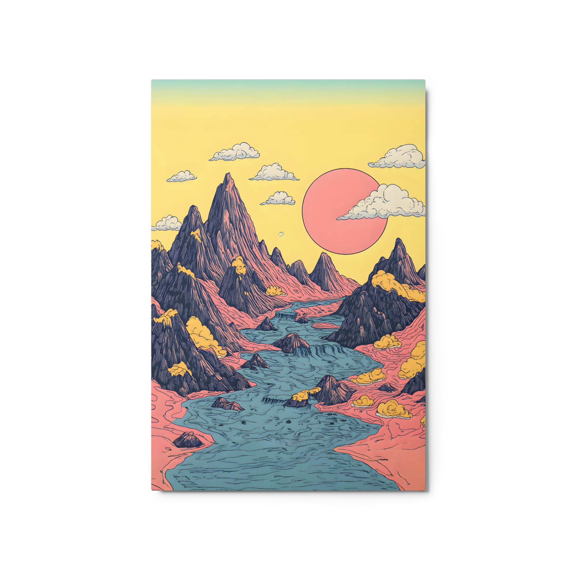 Sunrise Over Dreamy Peaks