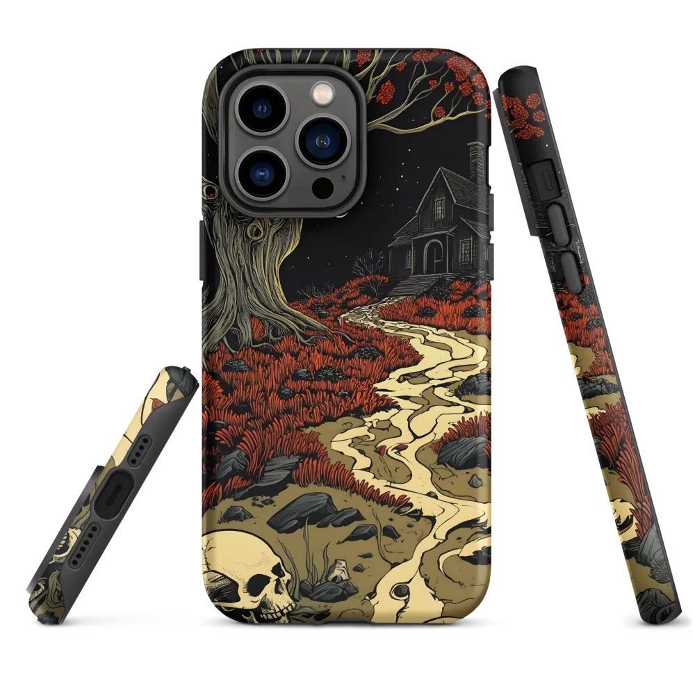 Surreal Tree and House Illustration | Phone Case