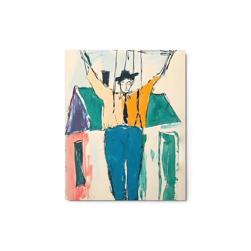 Expressive Puppet Man | Art Print