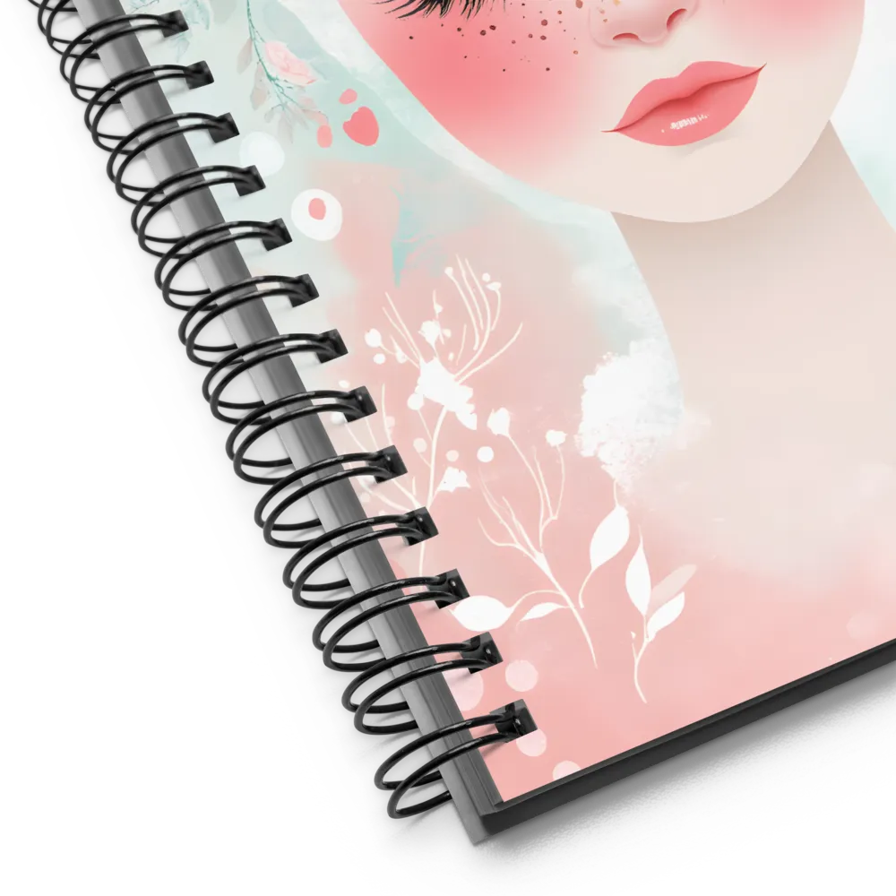 Dreamy Floral Bloom 
 Spiral Notebook | 140 pages
