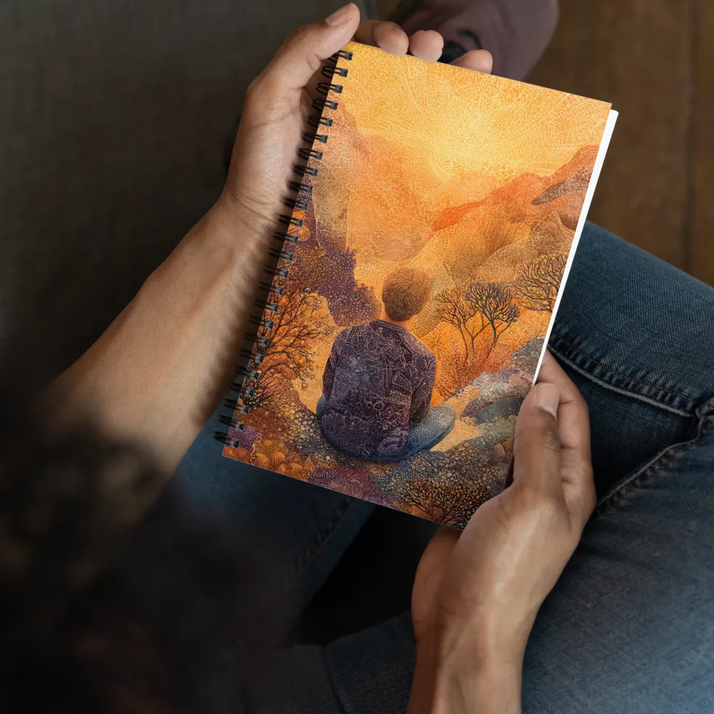 The Patterned Ascent 
 Spiral Notebook | 140 pages