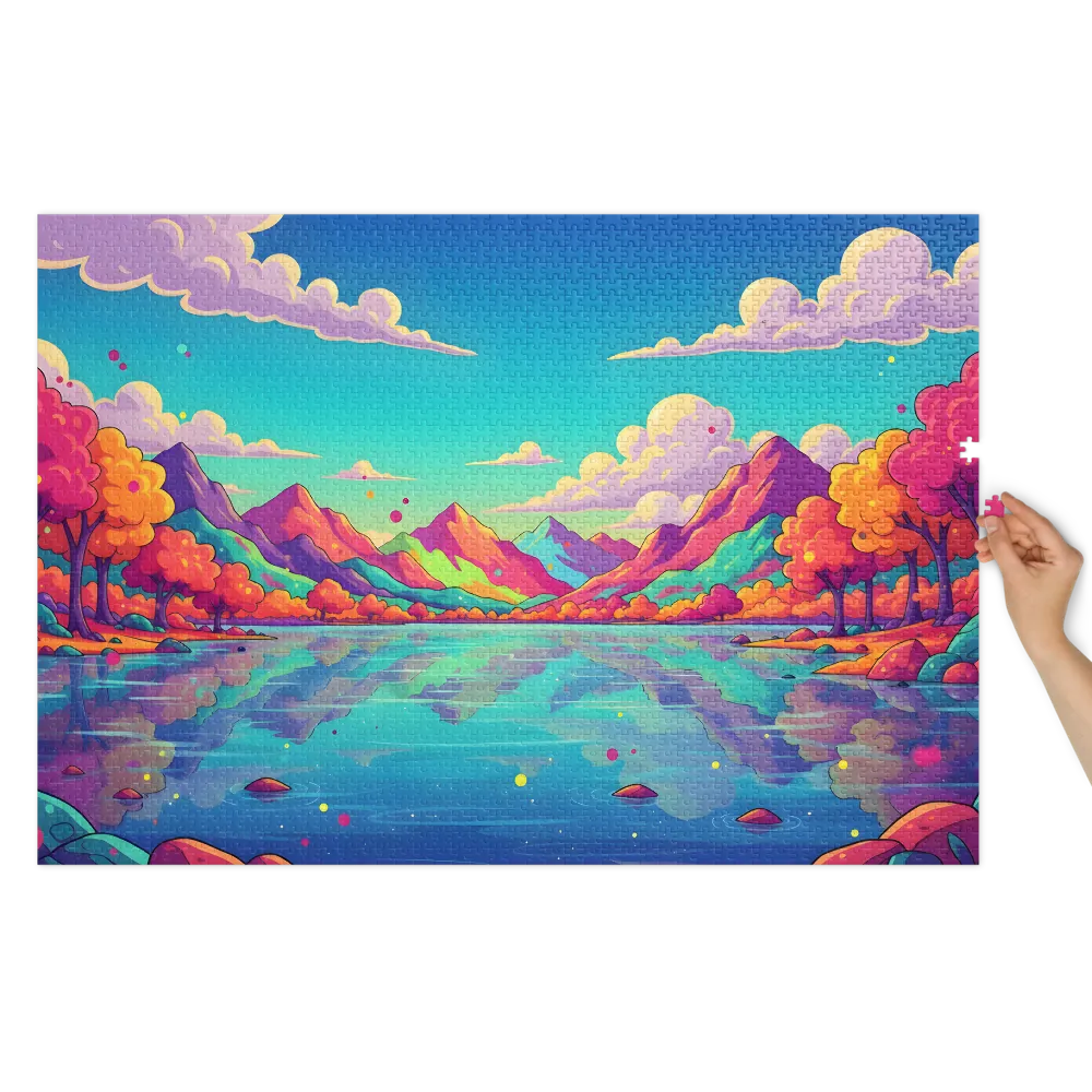 Kaleidoscope Waters 
 Jigsaw Puzzle in Tin Box