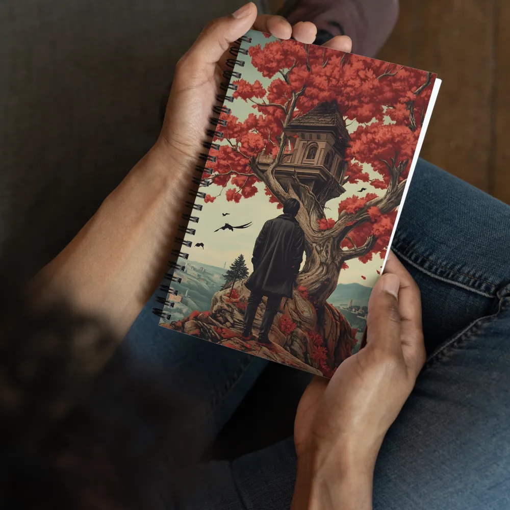 The Crimson Haven 
 Spiral Notebook | 140 pages