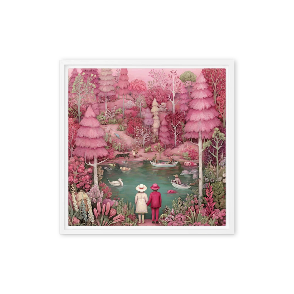 The Whimsical Pink Forest | Art Print