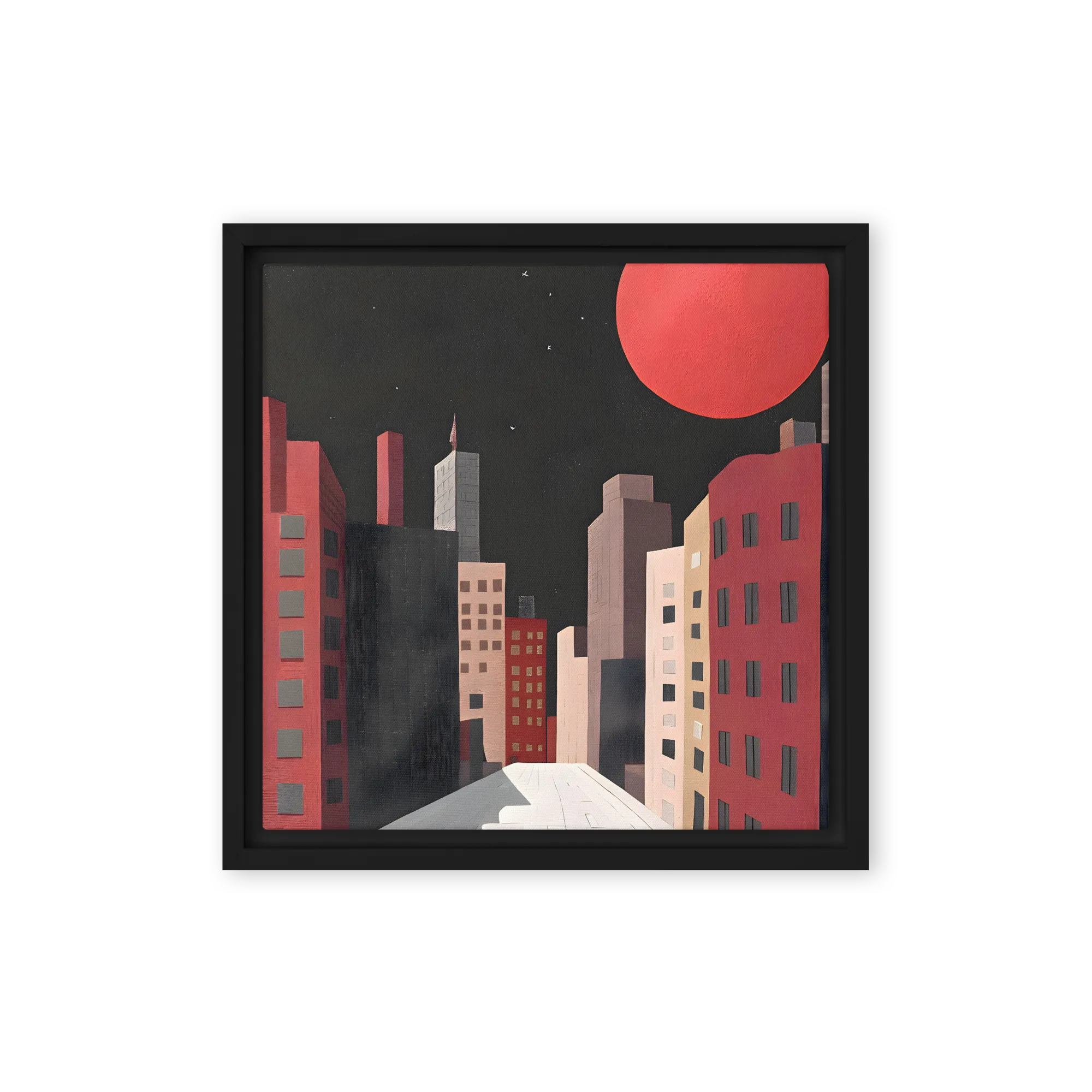 Paisagem Urbana Lua Carmesim