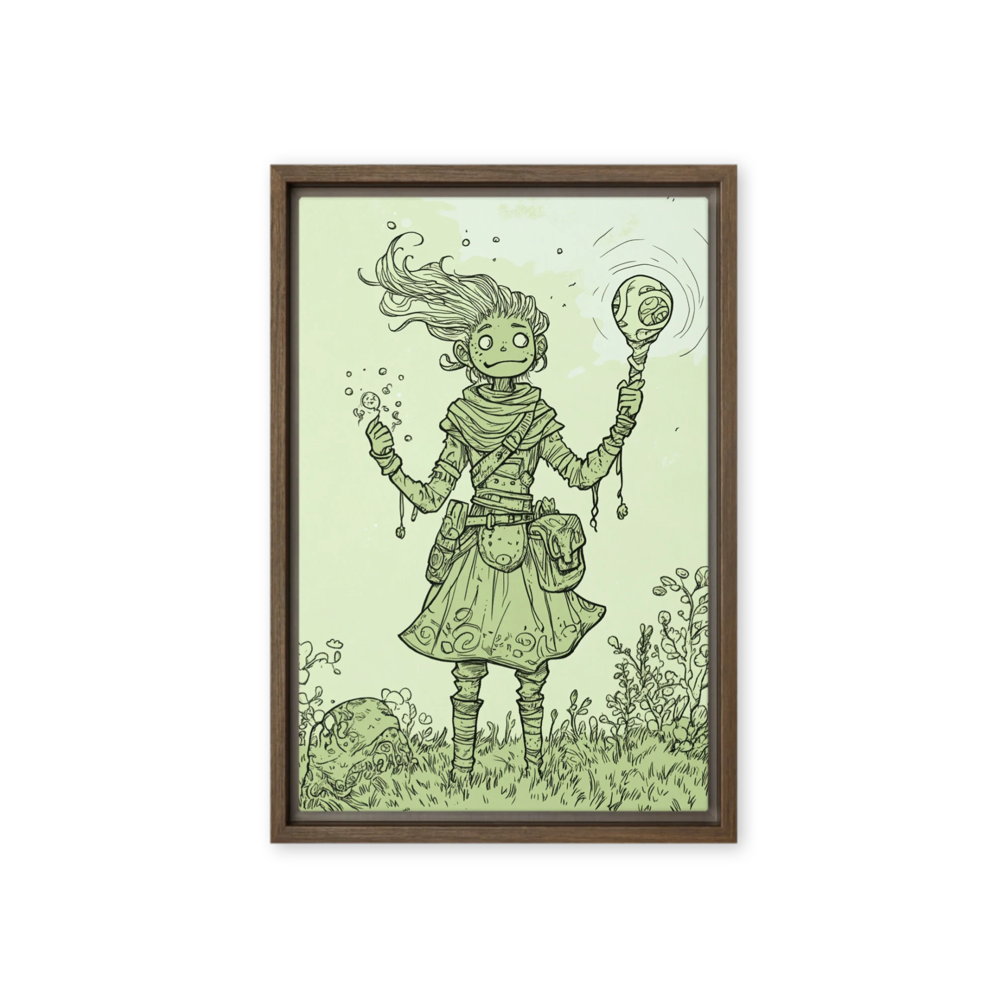 Fantasy Sorceress Illustration