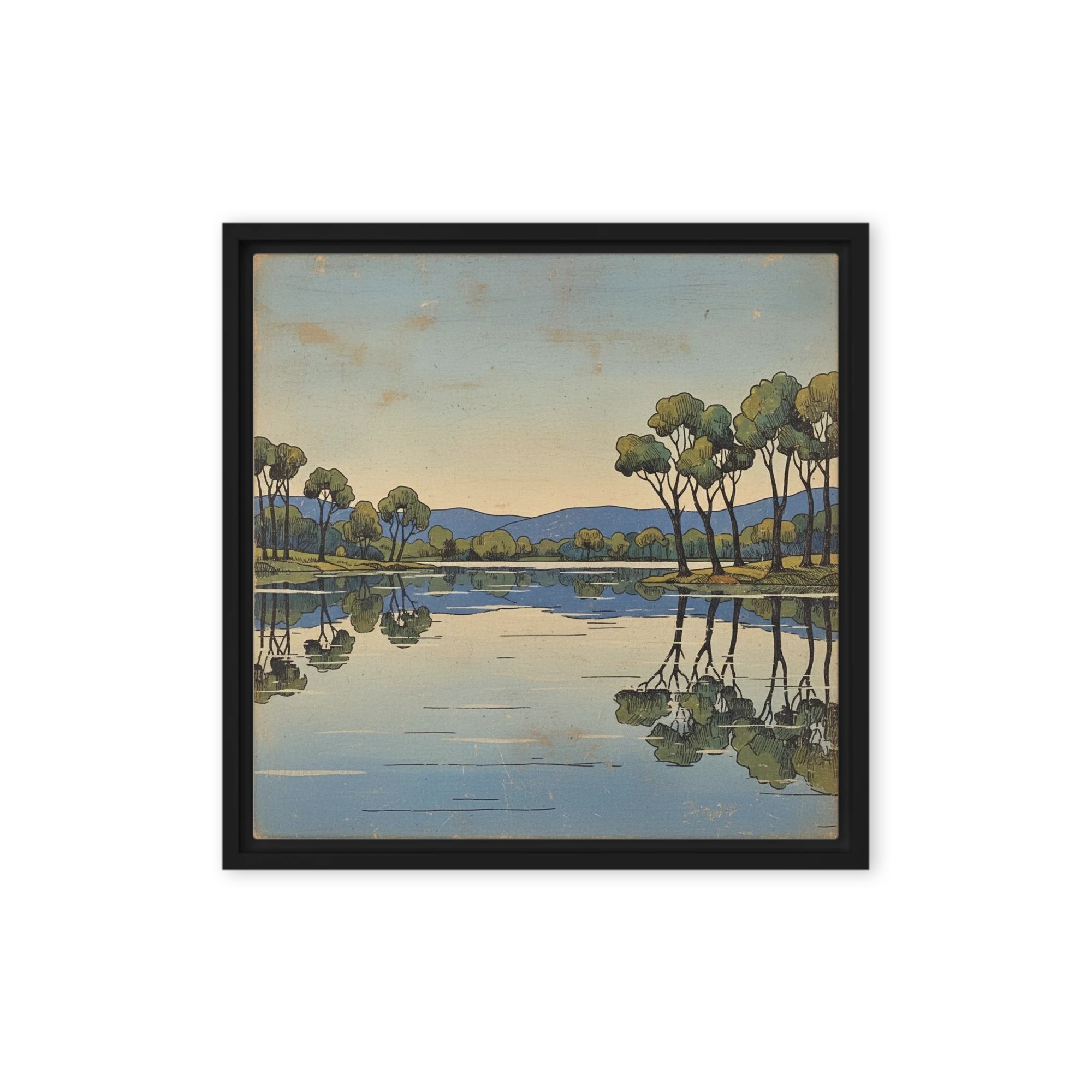 Serene Lake Reflection