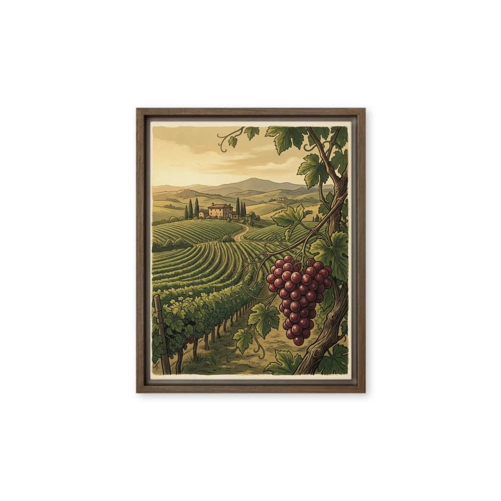 Tuscan Vineyard Harvest | Art Print