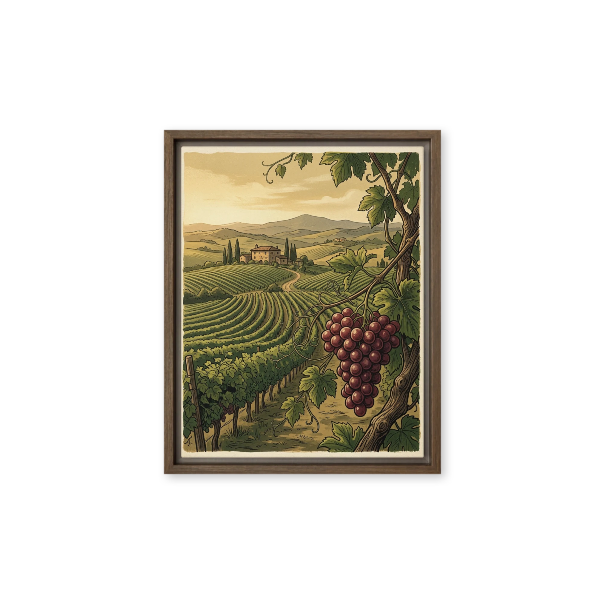 Tuscan Vineyard Harvest