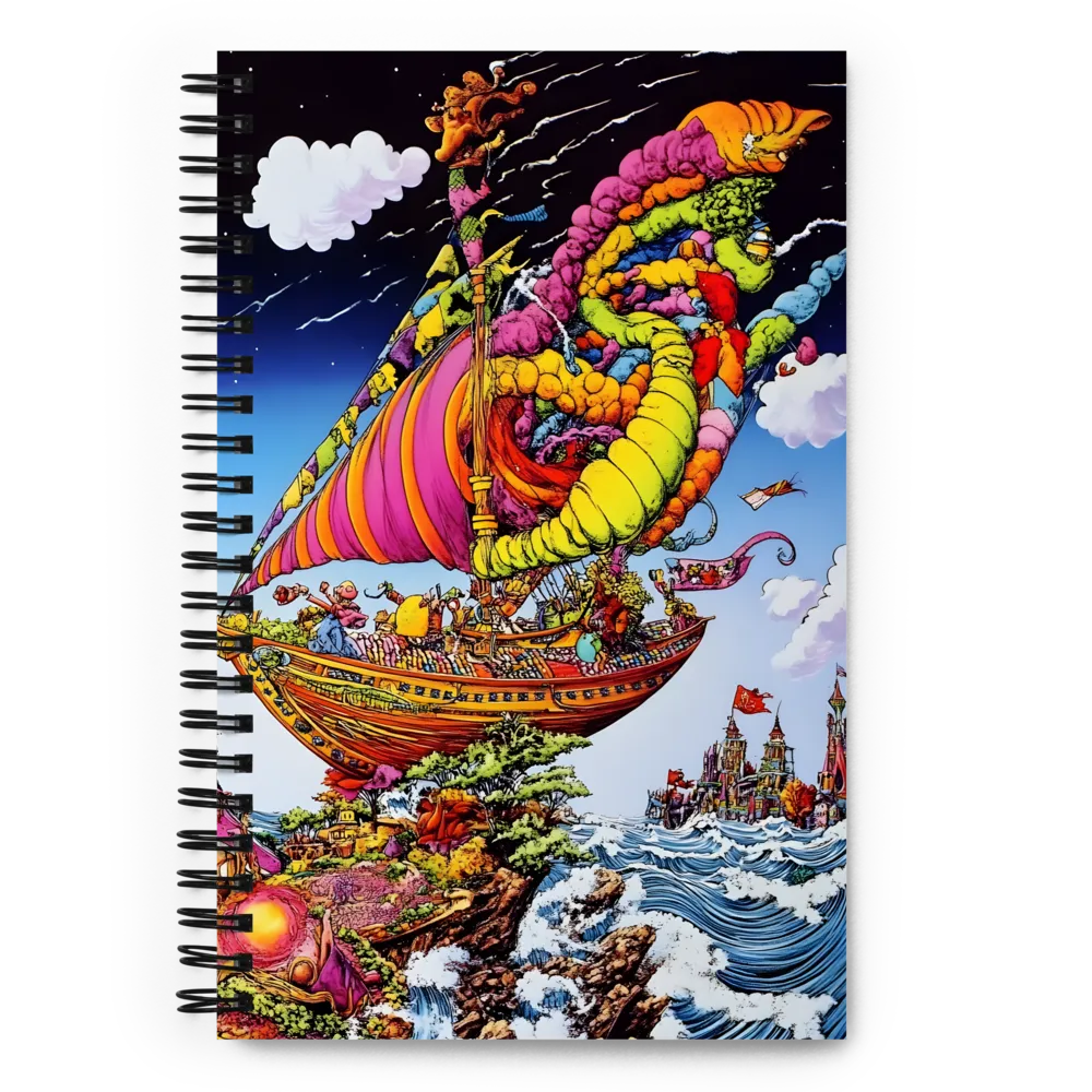Voyage of Whimsy 
 Spiral Notebook | 140 pages