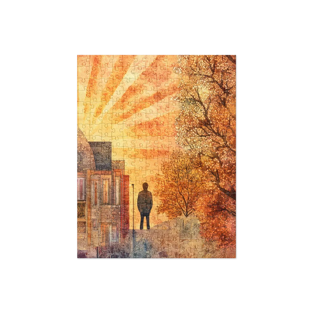 Urban Twilight Solitude 
 Jigsaw Puzzle