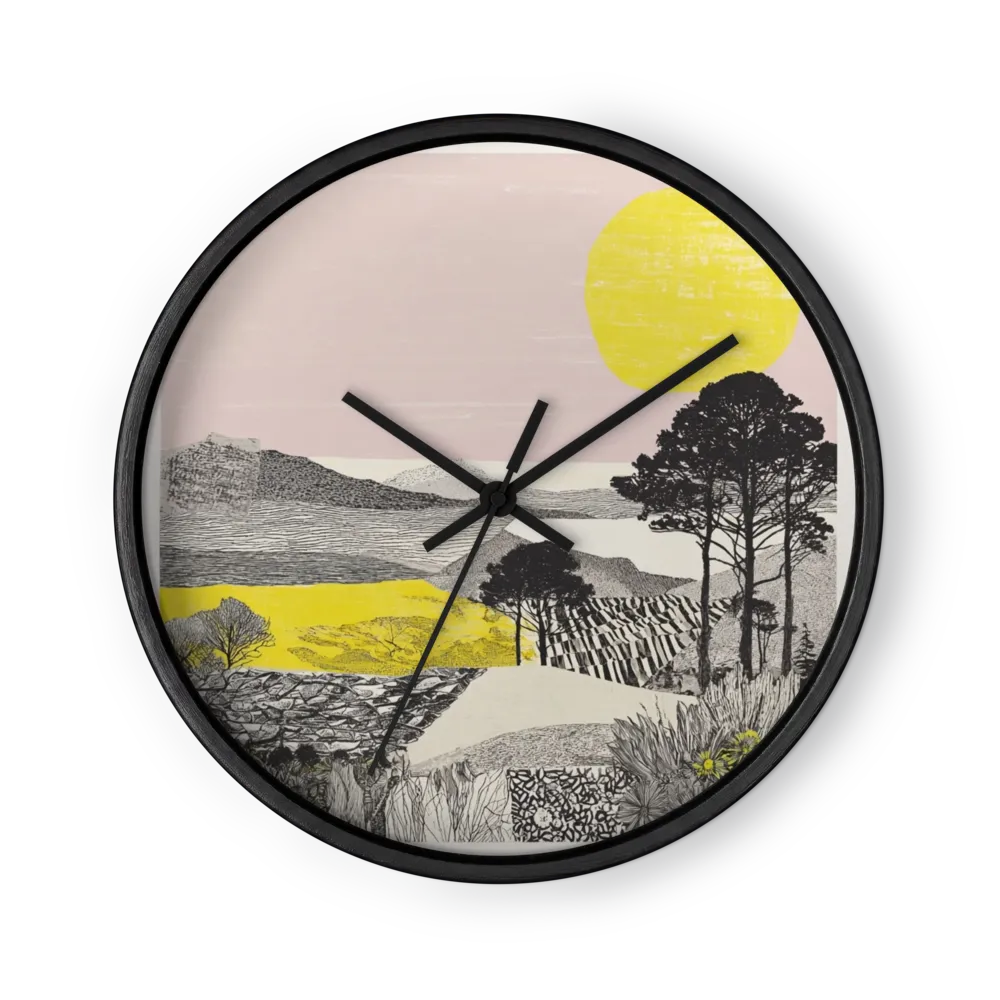Quiet Valleys in Pink and Yellow — Hatched Hills, Lone Pines