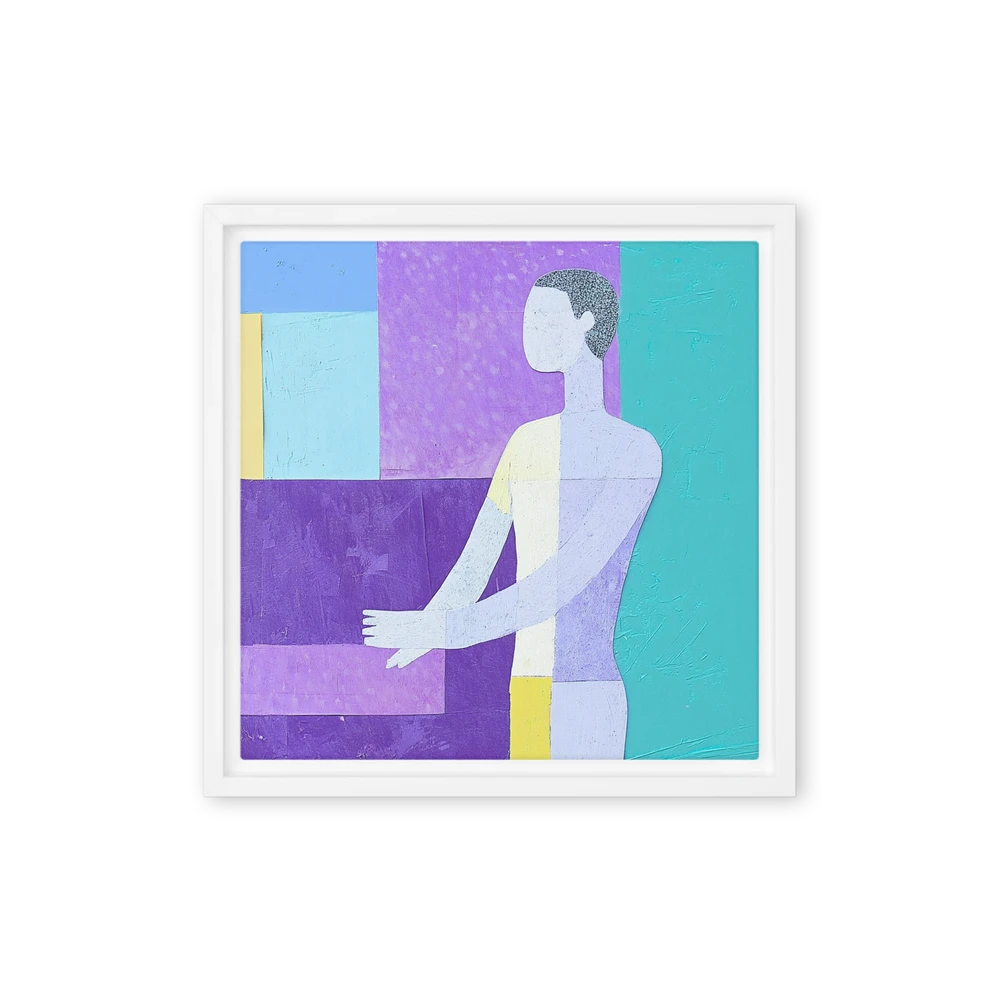 Patchwork Figure Study | Art Print
