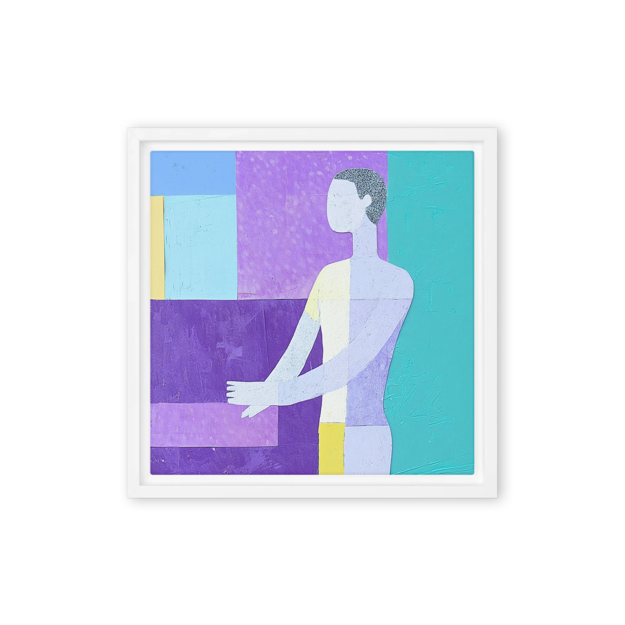 Patchwork Figure Study | Art Print