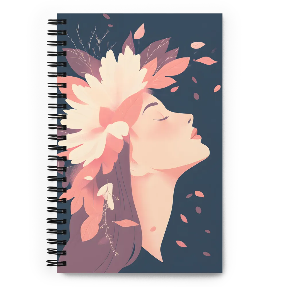 Serene Floral Dream 
 Spiral Notebook | 140 pages