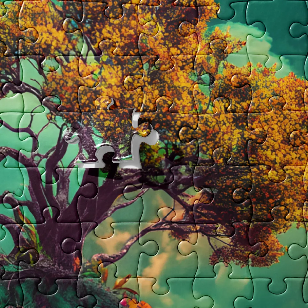 Lunar Bloomscape 
 Jigsaw Puzzle in Tin Box