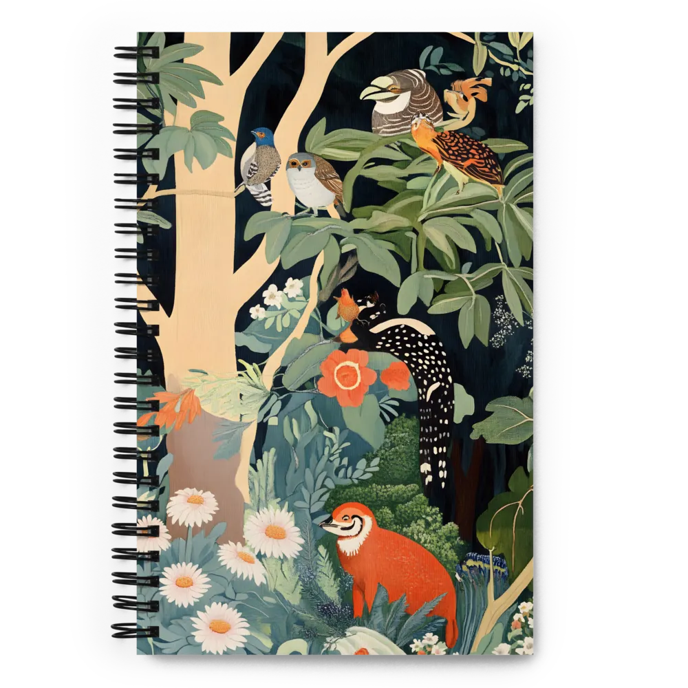 Enchanted Forest Tapestry 
 Spiral Notebook | 140 pages