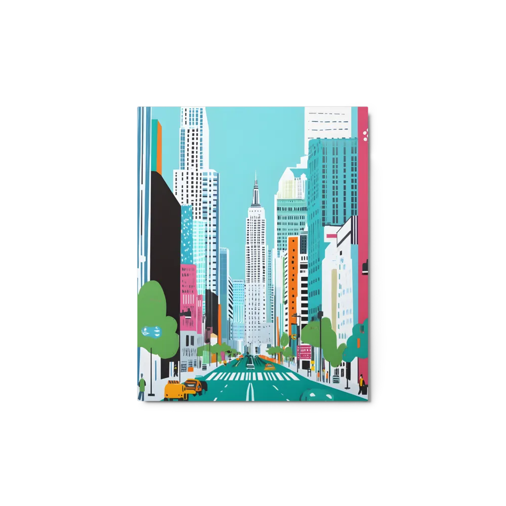 Empire State Boulevard 
 Canvas with Black Frame