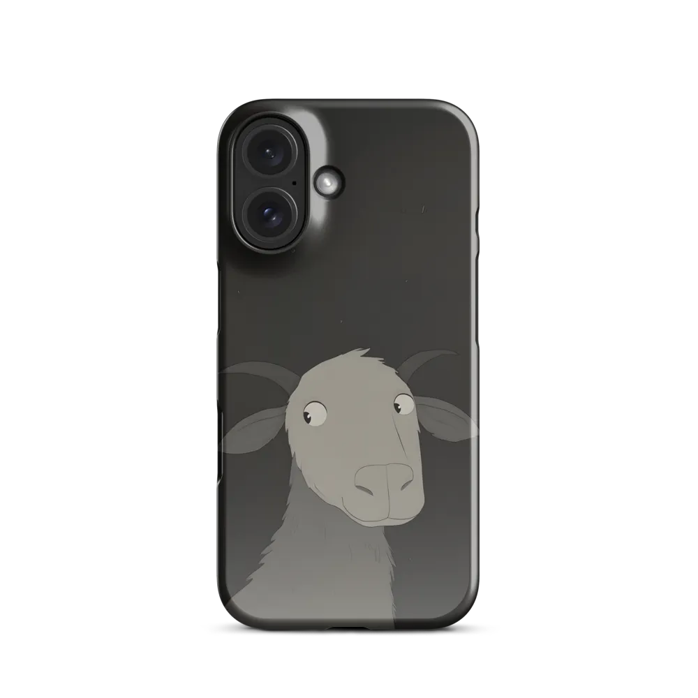 Whimsical Goat in Darkness