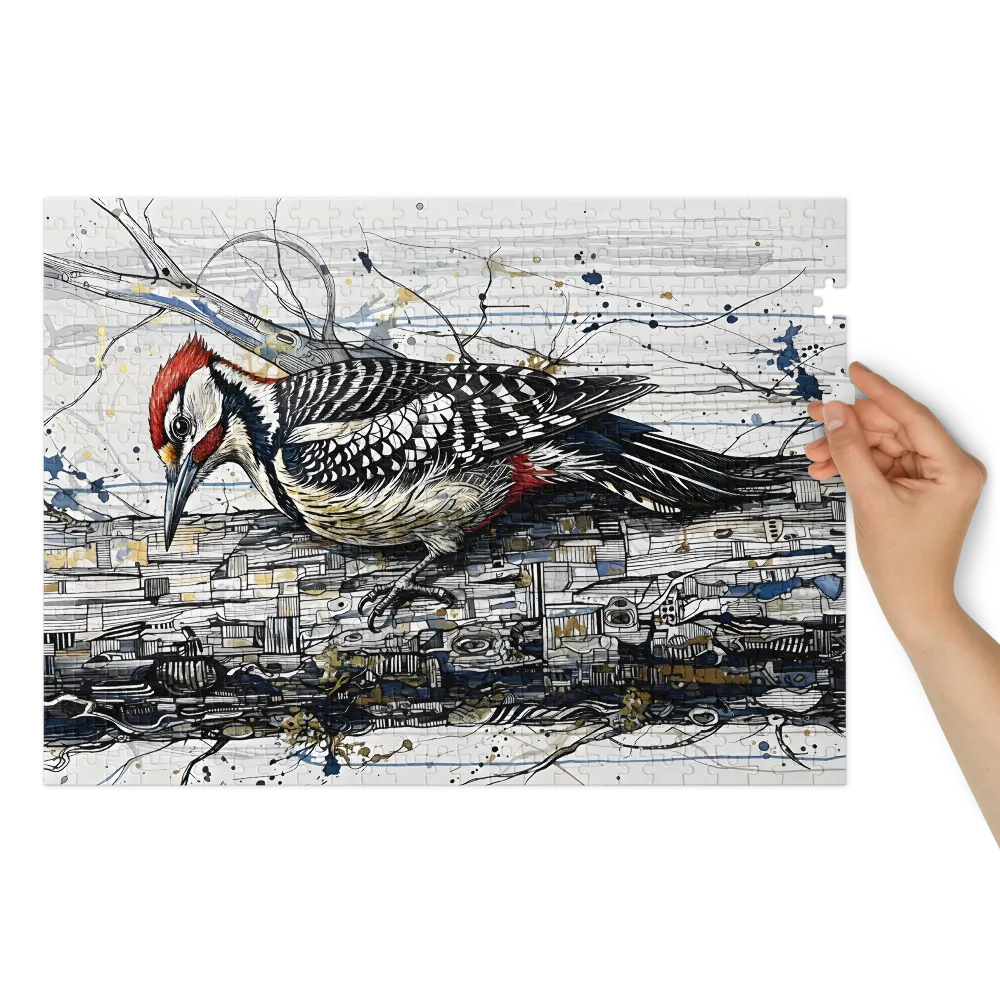 Woodpecker Study | Jigsaw Puzzles