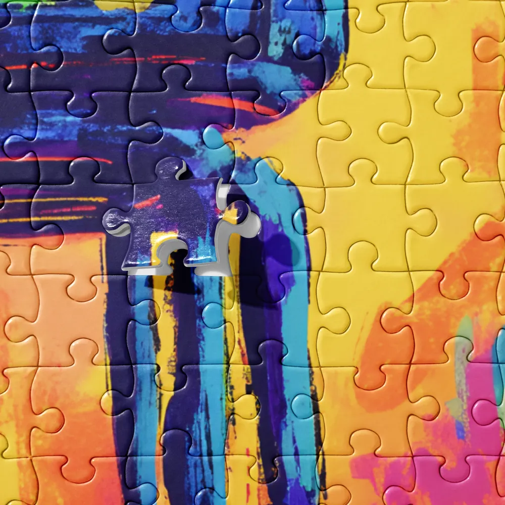 The Observer on a Radiant Alien World 
 Jigsaw Puzzle