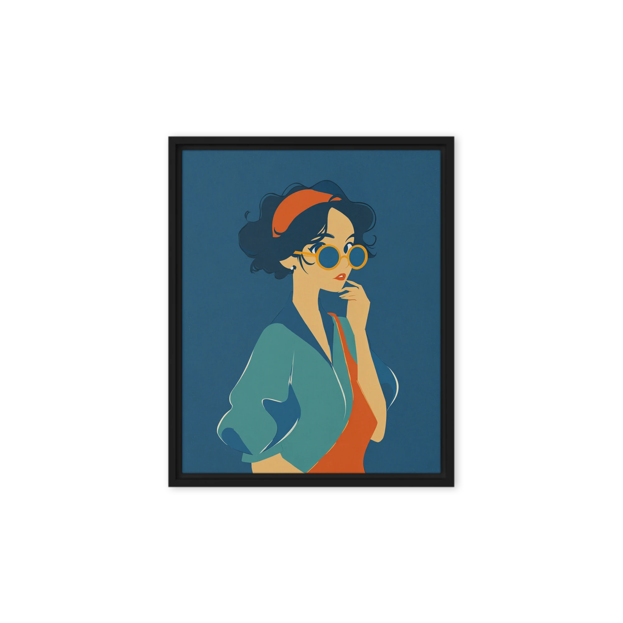 Retro Chic Portrait | Art Print