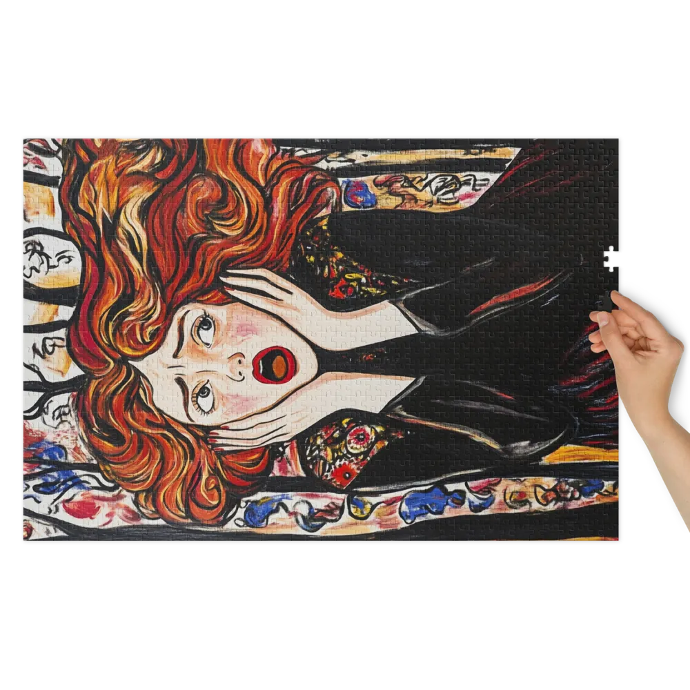 O Grito da Mulher 
 Puzzle em caixa de metal