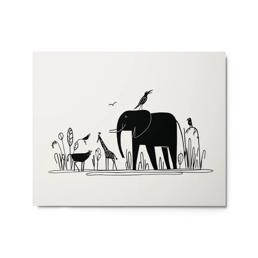 Safari Silhouettes | Art Print