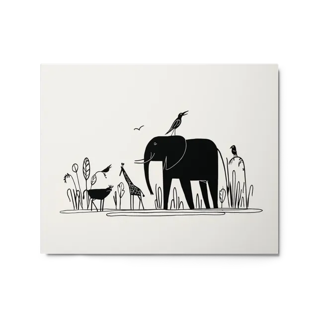 Safari Silhouettes | Art Print