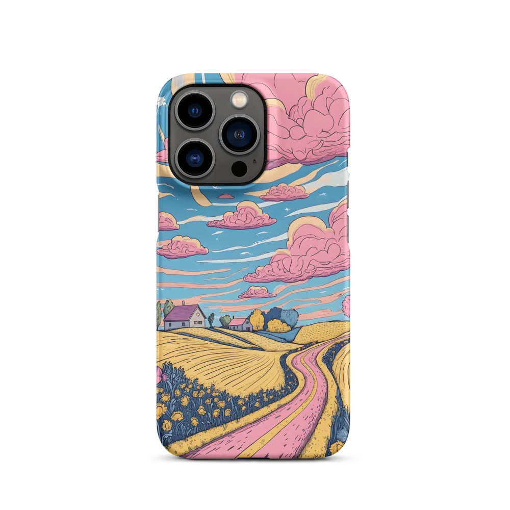 Countryside Landscape with Winding Road | Phone Case