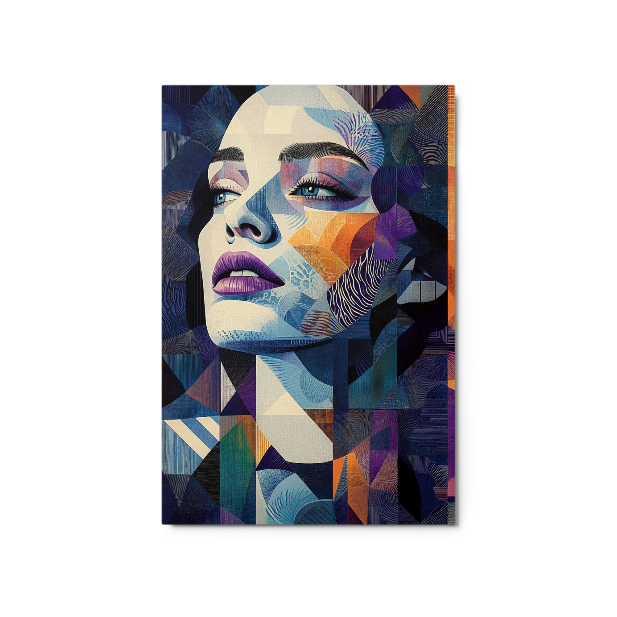 Abstract Geometric Female Portrait