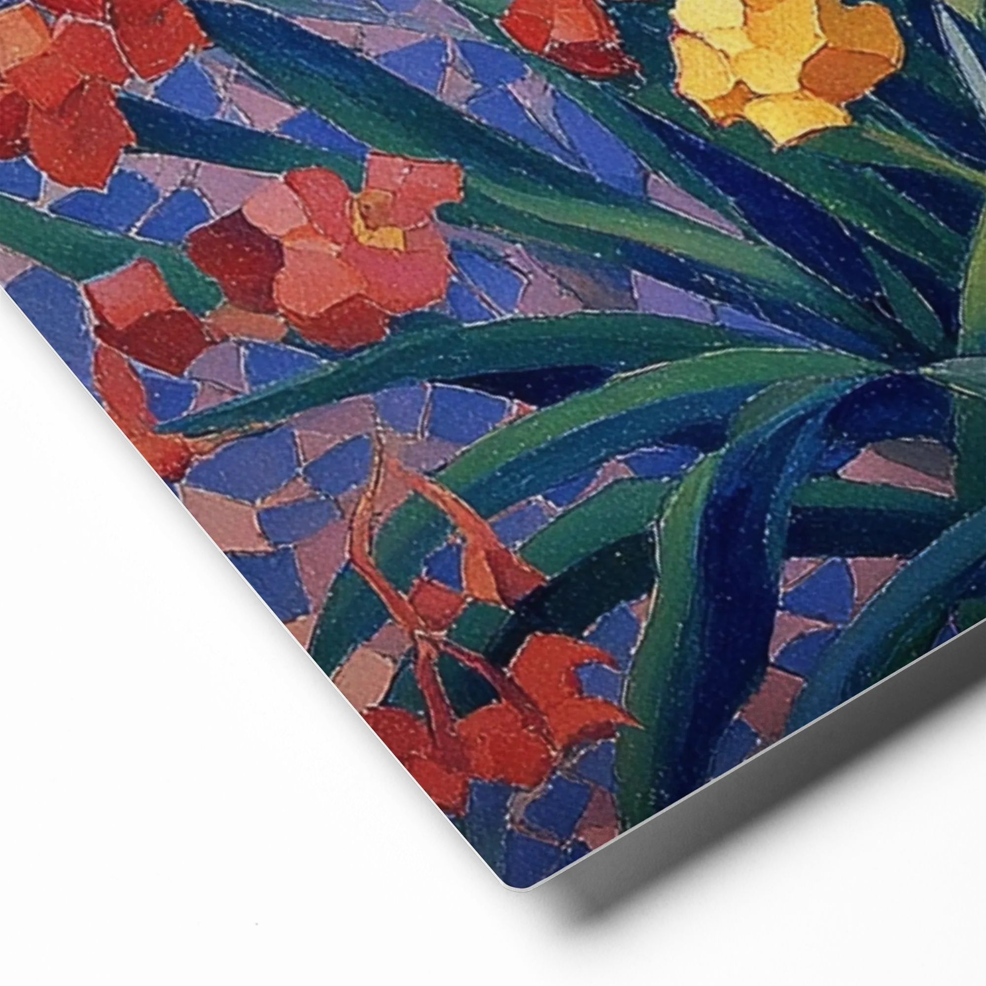 Mosaic Irises | Art Print