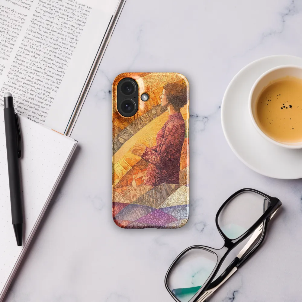Contemplative Patchwork Profile 
 Samsung Galaxy S24 | Snap Case