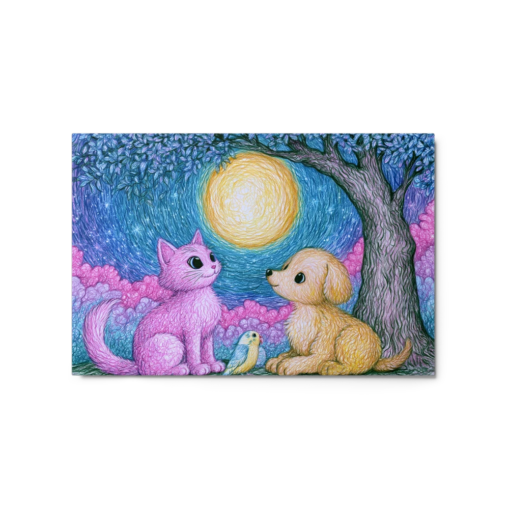 Nighttime Friends | Art Print
