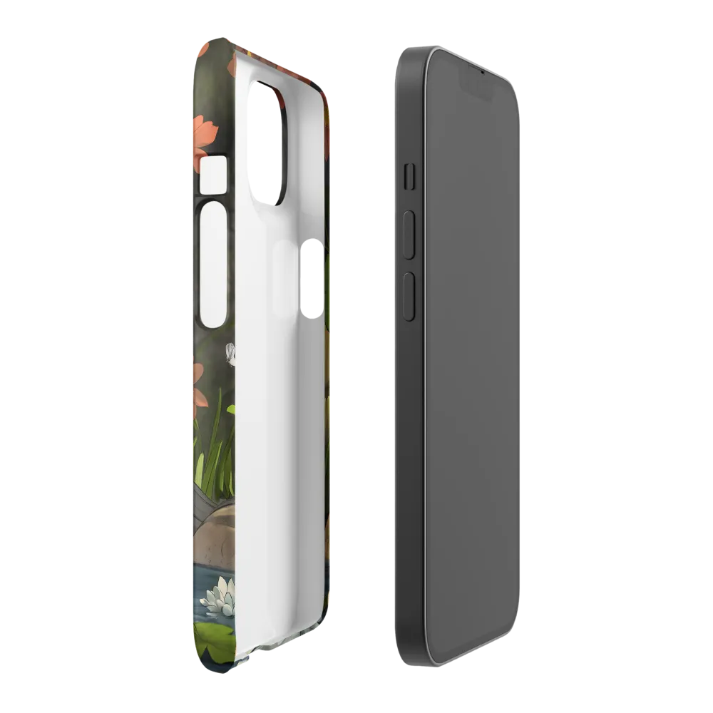 Whimsical Girl by the Pond | Phone Case