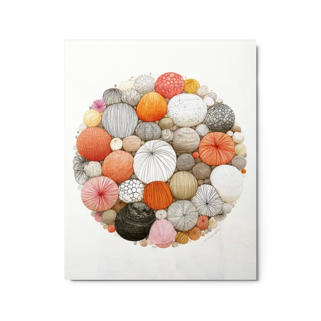 Circular Harmony of Stones | Art Print