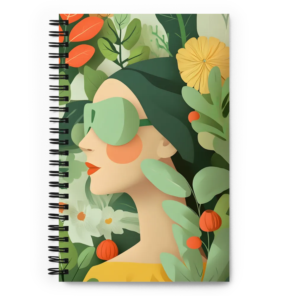 Botanical Serenity 
 Spiral Notebook | 140 pages