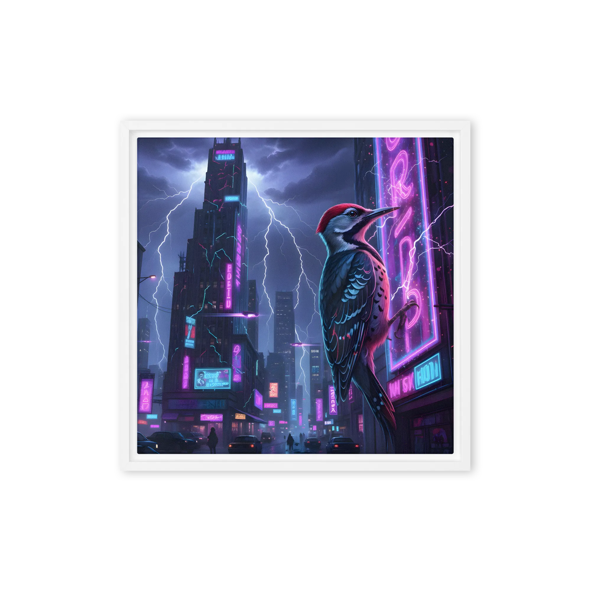 Cyberpunk‑Specht