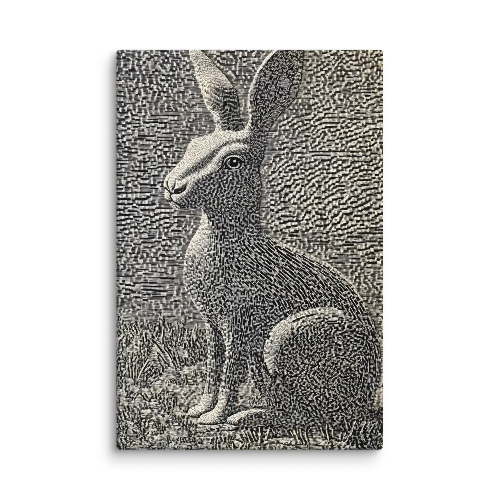 The Hare's Gaze 
 Canvas | 18″x 26″