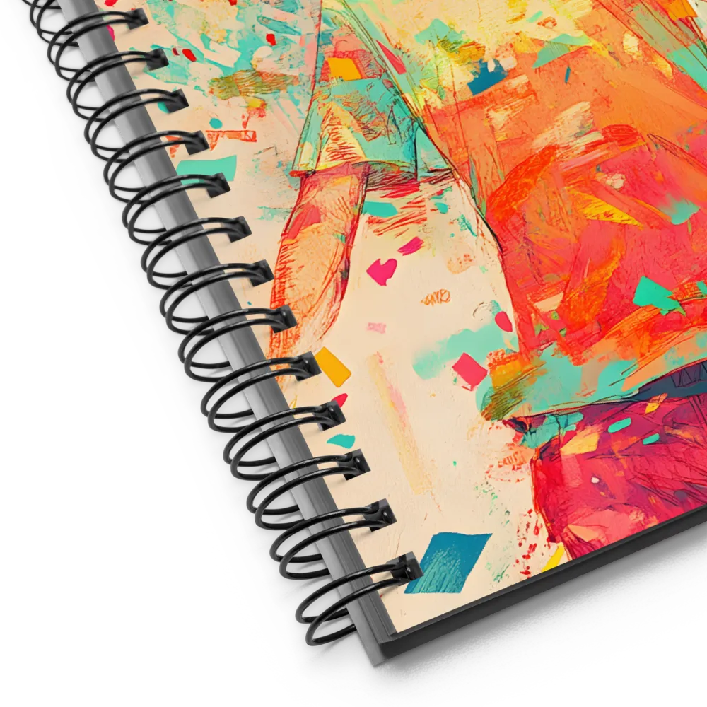 Exuberant Confetti Burst 
 Spiral Notebook | 140 pages