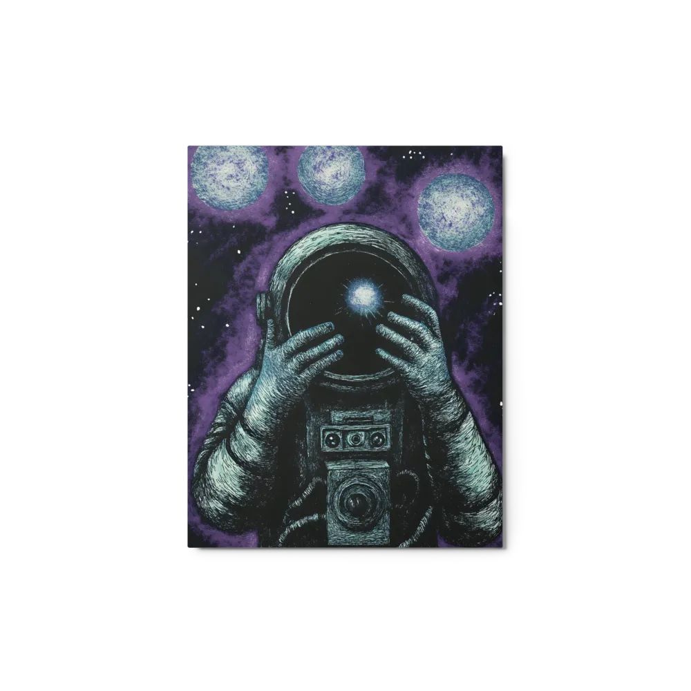 Astronaut Gazing into Space