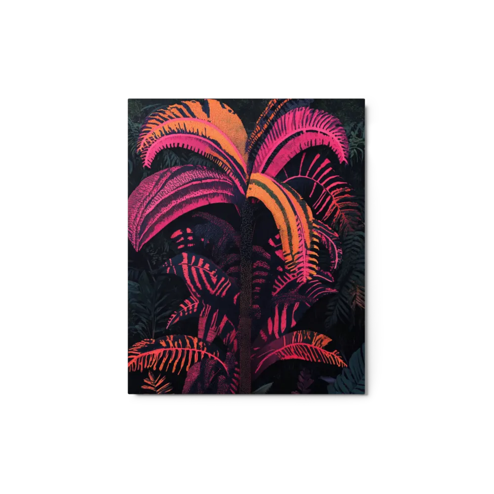 Neon Tropical Palm