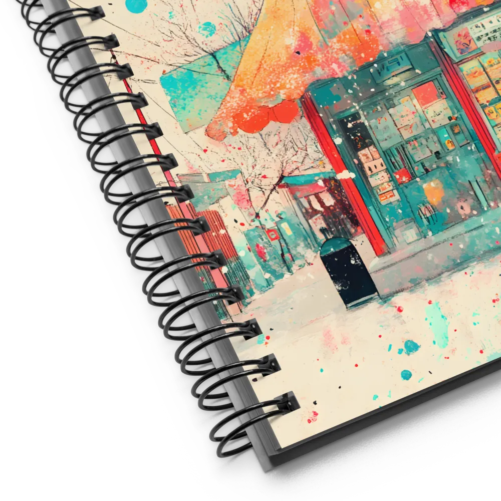 Springtime Urban Reverie 
 Spiral Notebook | 140 pages