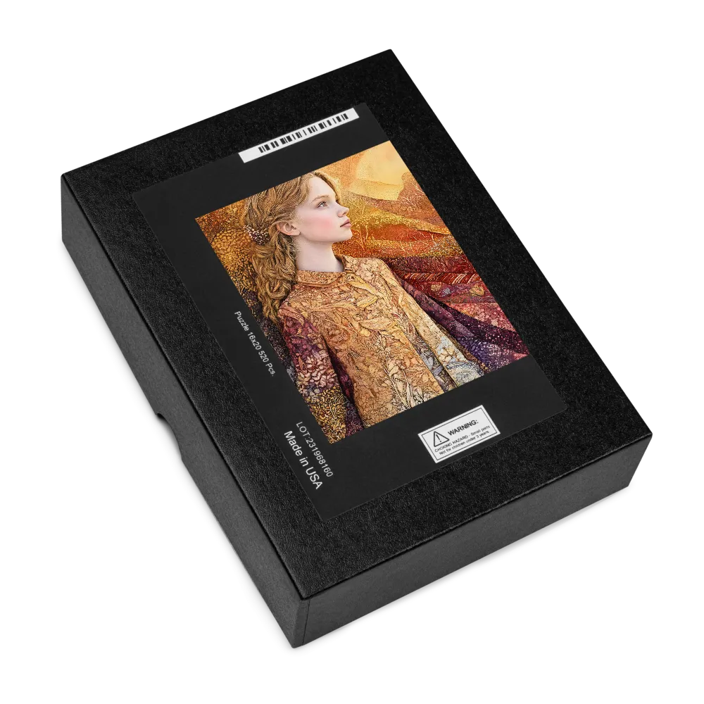 Art Nouveau Portrait 
 Jigsaw Puzzle