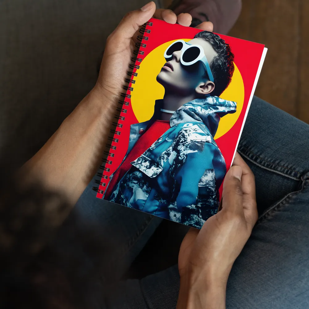 Gaze of the Future 
 Spiral Notebook | 140 pages