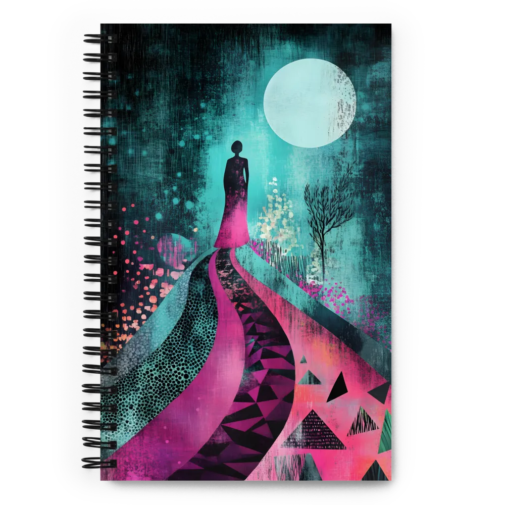 Path to the Moon 
 Spiral Notebook | 140 pages