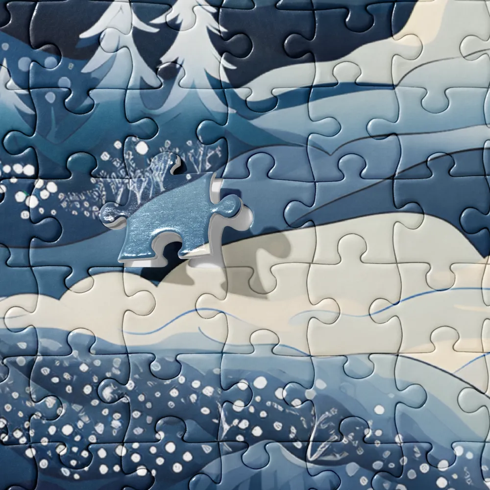 Winter Mountainscape 
 Jigsaw Puzzle