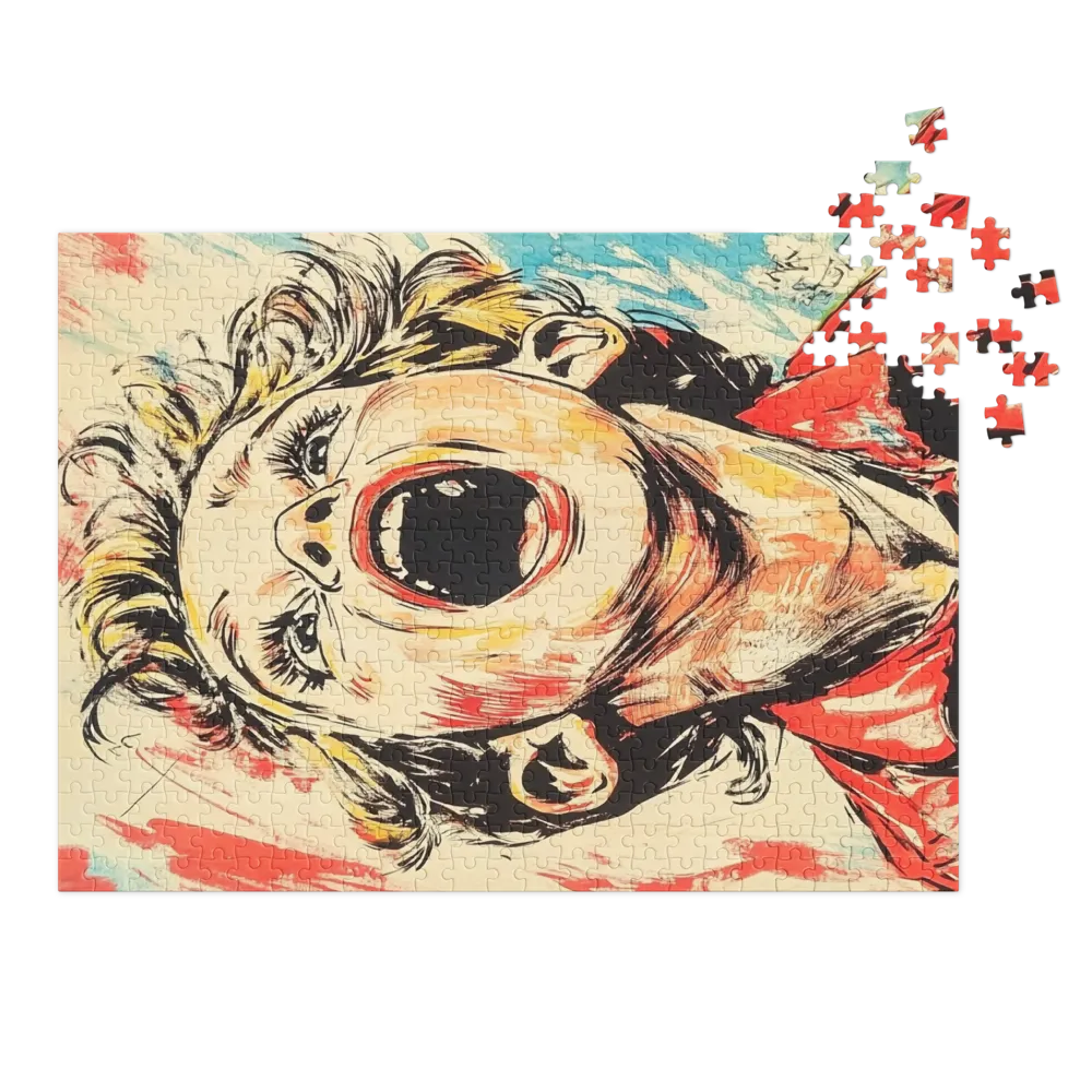 Pop Art Child Screaming